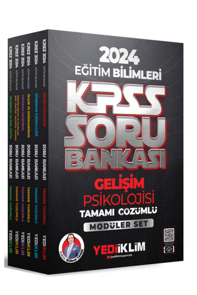 2024 KPSS Eğitim Bilimleri Tamamı Çözümlü Soru Bankası Modüler Set GELİŞİM PSİKOLOJİSİ Fotokopi GO - Tüm Sınavlarda Daha İleriye