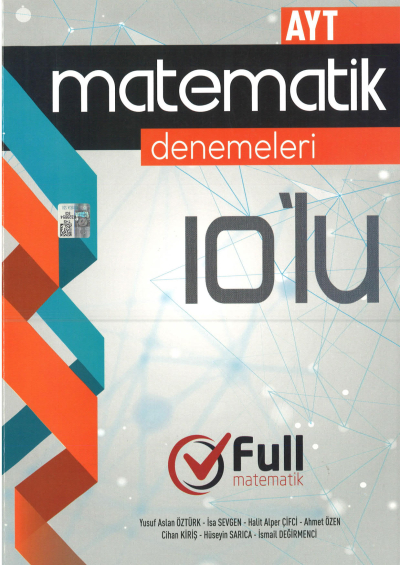 AYT Matematik 10 lu Denemeleri Fotokopi GO - Tüm Sınavlarda Daha İleriye