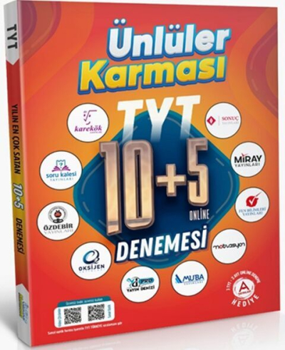 Ünlüler Karması TYT 10 + 5 Deneme Fotokopi GO - Tüm Sınavlarda Daha İleriye