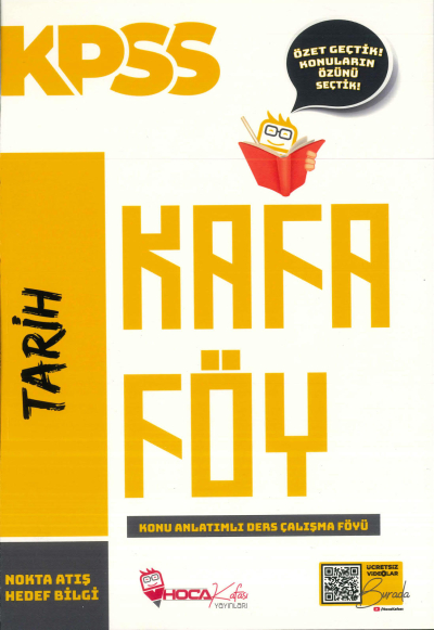 KAFA FÖY TARİH KONU ANLATIMLI DERS ÇALIŞMA FÖYÜ Fotokopi GO - Tüm Sınavlarda Daha İleriye