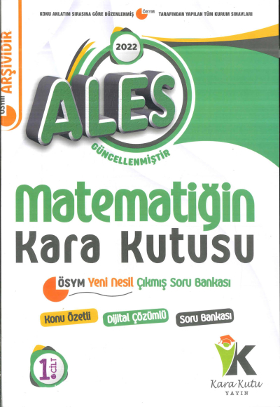 MATEMATİĞİN KARA KUTUSU 1. CİLT Fotokopi GO - Tüm Sınavlarda Daha İleriye