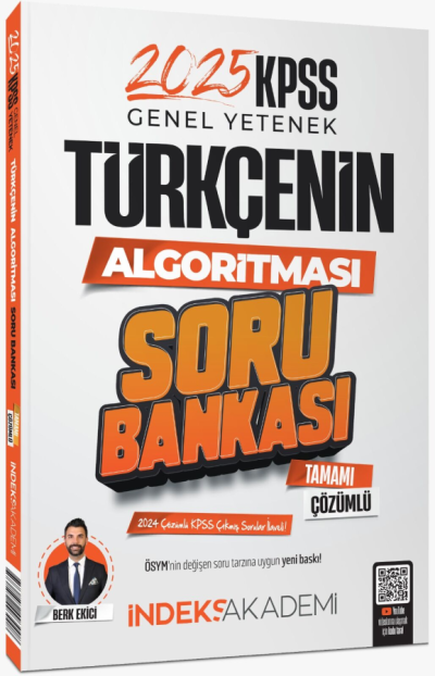 2025 KPSS Türkçenin Algoritması Soru Bankası Çözümlü İndeks Akademi