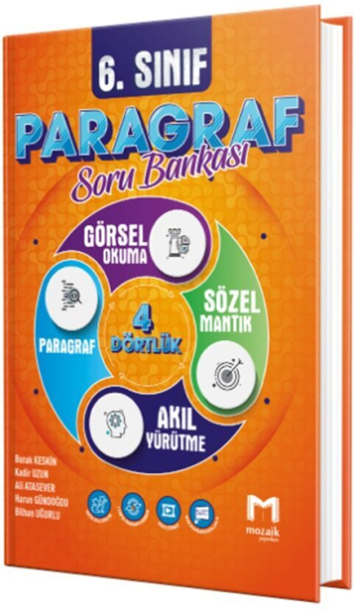 6. Sınıf Paragraf Soru Bankası Mozaik Yayınları Fotokopi GO - Tüm Sınavlarda Daha İleriye