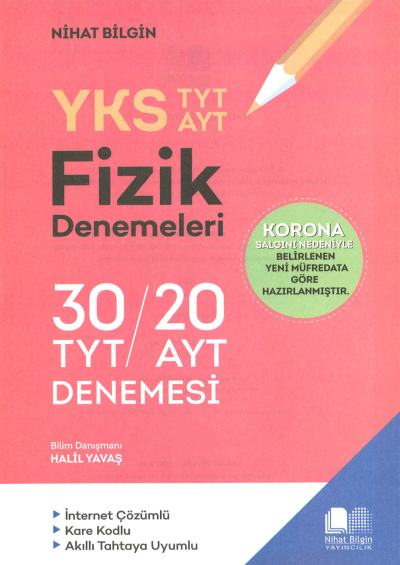 30 TYT + 20 AYT Fizik Özel Deneme Sınavları Fotokopi GO - Tüm Sınavlarda Daha İleriye