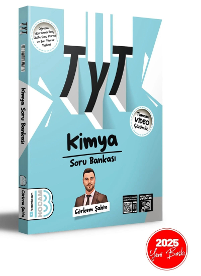 2025 TYT Kimya Tamamı Video Çözümlü Soru Bankası Benim Hocam Yayınları Fotokopi GO - Tüm Sınavlarda Daha İleriye