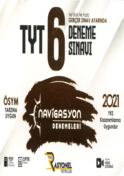 TYT Navigasyon 6 lı Paket Deneme Fotokopi GO - Tüm Sınavlarda Daha İleriye