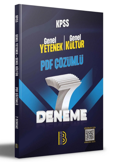 KPSS Genel Yetenek Genel Kültür 7 Deneme PDF Çözümlü Benim Hocam Yayınları Fotokopi GO - Tüm Sınavlarda Daha İleriye