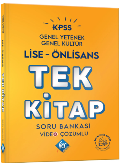 LİSE-ÖNLİSANS TEK KİTAP SORU BANKASI VİDEO ÇÖZÜMLÜ (TÜM DERSLER) Fotokopi GO - Tüm Sınavlarda Daha İleriye