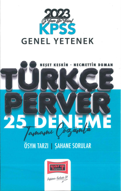 TÜRKÇER PERVER 25 DENEME TAMAMI ÇÖZÜMLÜ Fotokopi GO - Tüm Sınavlarda Daha İleriye