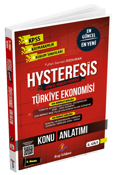 Dizgi Kitap Hysteresis Türkiye Ekonomisi Güncel Veriler 2024 Tufan Samet Özdurak Fotokopi GO - Tüm Sınavlarda Daha İleriye