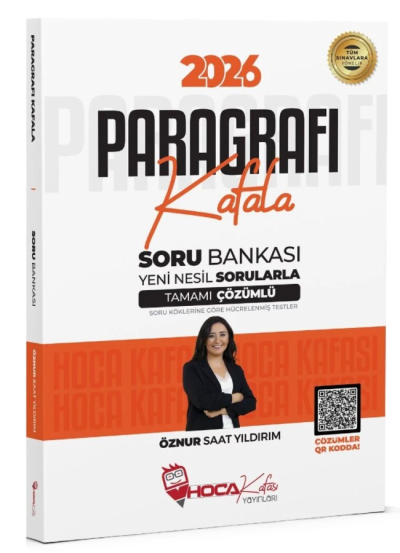 2026 Paragrafı Kafala Soru Bankası Çözümlü Öznur Saat Yıldırım Hoca Kafası Yayınları Fotokopi GO - Tüm Sınavlarda Daha İleriye