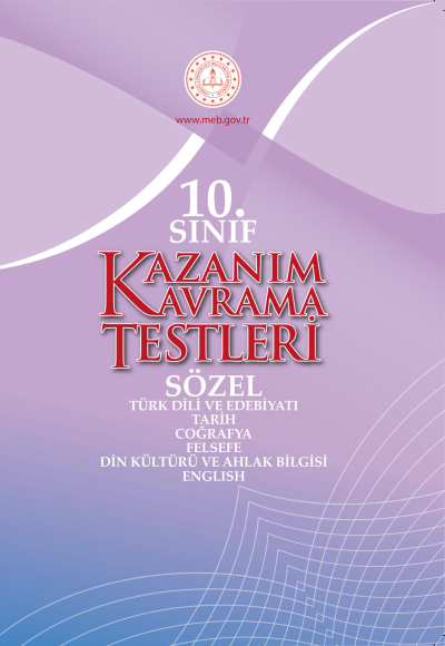 10. Sınıf Kazanım Kavrama Testleri (Sözel) Fotokopi GO - Tüm Sınavlarda Daha İleriye