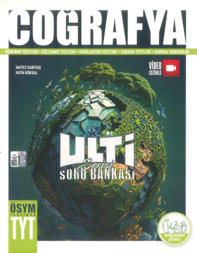 Ulti Serisi TYT Coğrafya Soru Bankası Fotokopi GO - Tüm Sınavlarda Daha İleriye