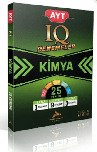 AYT IQ Kimya 25 Branş Denemesi PRF Paraf Yayınları Fotokopi GO - Tüm Sınavlarda Daha İleriye