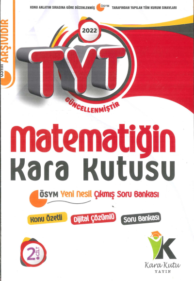 TYT MATEMATİĞİN KARA KUTUSU SORU BANKASI 2. CİLT Fotokopi GO - Tüm Sınavlarda Daha İleriye