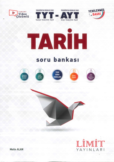 TYT AYT Tarih Soru Bankası Limit Yayınları Fotokopi GO - Tüm Sınavlarda Daha İleriye