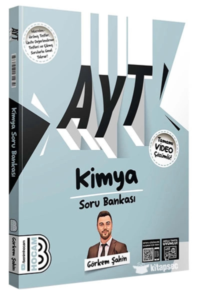 AYT Kimya Tamamı Video Çözümlü Soru Bankası Benim Hocam Yayınları