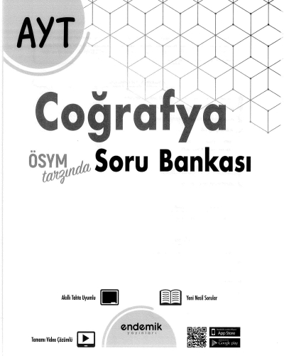 AYT COĞRAFYA SORU BANKASI